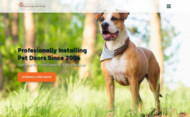 affordablepetdoors.com screenshot