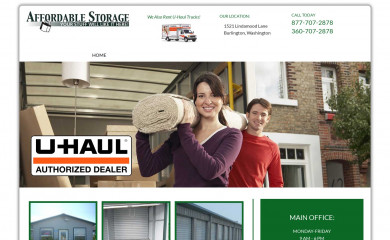 affordablestoragenw.com screenshot