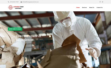 affordypestcontrol.com screenshot