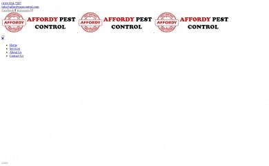 affordypestcontrol.com screenshot