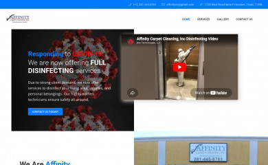 affinitycarpetcleaning.com screenshot