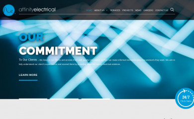 affinityelectrical.com.au screenshot