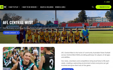 aflcentralwest.com.au screenshot