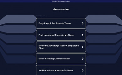 afmen.online screenshot