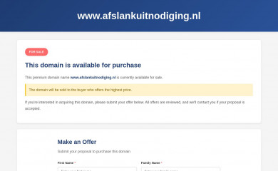 afslankuitnodiging.nl screenshot
