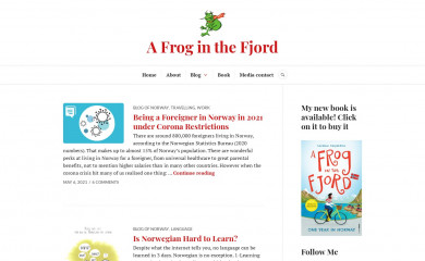 afroginthefjord.com screenshot