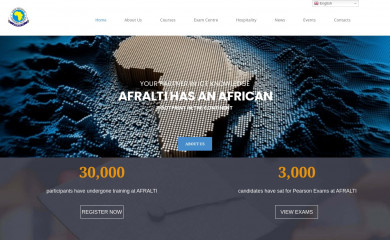 afralti.org screenshot