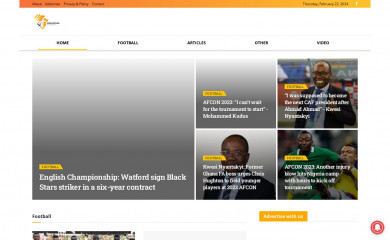 africa-foot.com screenshot