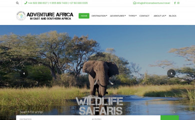 africanadventure.travel screenshot