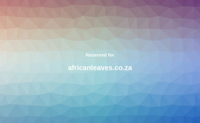 africanleaves.co.za screenshot