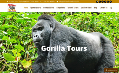 africanpearlsafaris.com screenshot