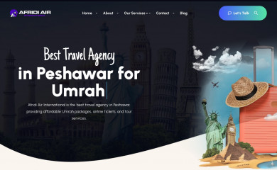 afridiairinternational.com screenshot