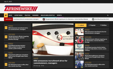 afrinewske.com screenshot