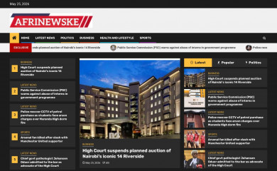 afrinewske.com screenshot