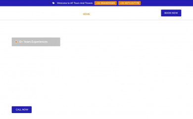 aftoursandtravels.in screenshot