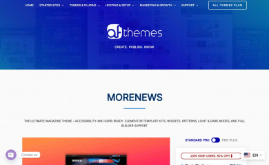 https://afthemes.com/products/morenews/ screenshot