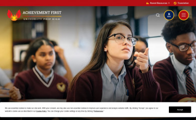 afuniversityprep.org screenshot