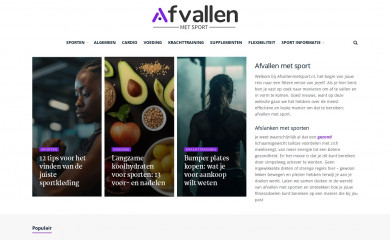 afvallenmetsport.nl screenshot