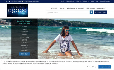 agapepromos.com screenshot