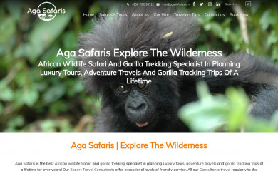 agasafaris.com screenshot