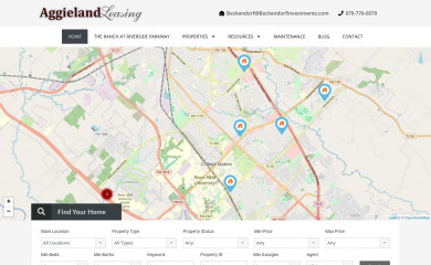 aggielandleasing.com screenshot