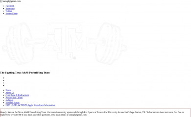 aggiepowerlifting.com screenshot