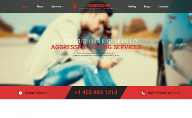 aggressivetow.ca screenshot