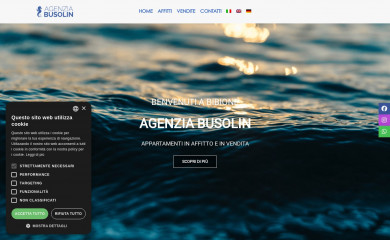 agenziabusolin.it screenshot