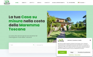 agenzialapineta.it screenshot