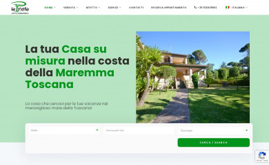 agenzialapineta.it screenshot