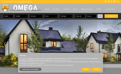 agenziaomega.it screenshot