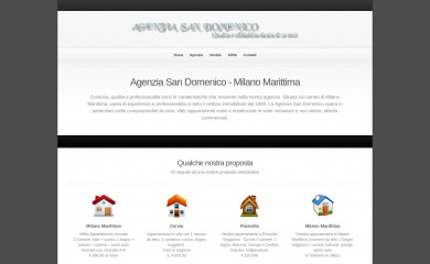 agenziasandomenico.it screenshot