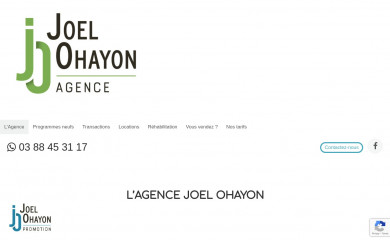 agence-joel-ohayon.fr screenshot