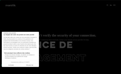 agence-manifik.com screenshot