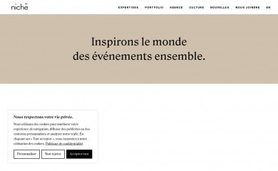 agenceniche.com screenshot