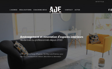 agencedesignespaces.fr screenshot