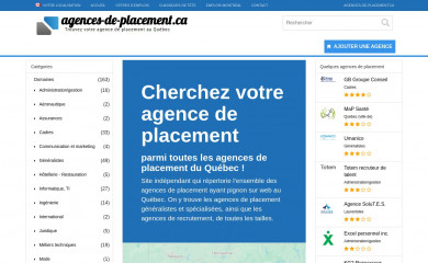 agences-de-placement.ca screenshot