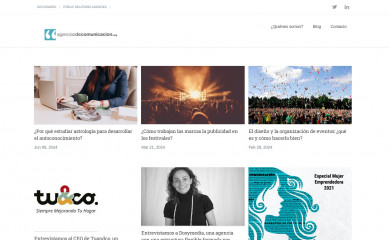agenciasdecomunicacion.org screenshot