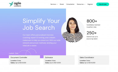 agileconsultants.ae screenshot