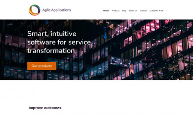 agileapplications.ie screenshot