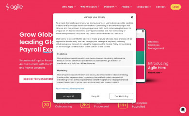 agilehro.com screenshot