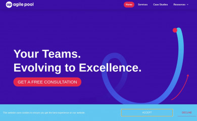 agilepool.com screenshot