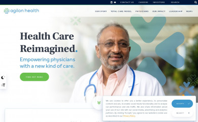agilonhealth.com screenshot