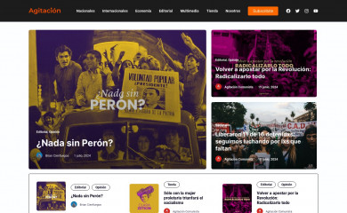 agitacion.lat screenshot