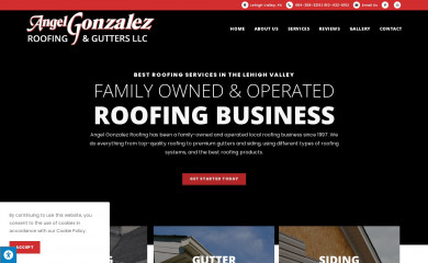 agonzalezroofing.com screenshot