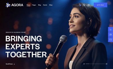 https://agora.ancorathemes.com/ screenshot