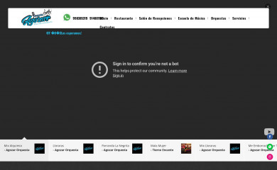 agozarorquesta.com screenshot
