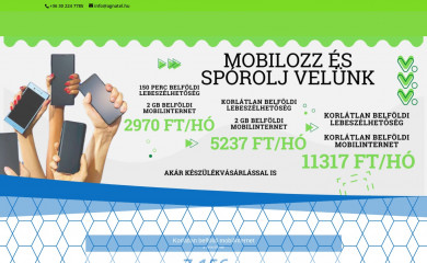 agnatel.hu screenshot