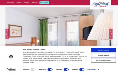 agneshof-nuernberg.de screenshot