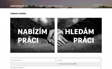 agroprace.cz screenshot